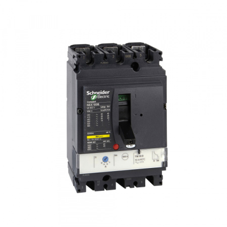 Schneider Electric Compact NSX 100B Автоматический выключатель TM100D 3P 3T
