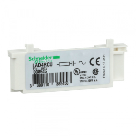 Schneider Electric Contactors D Telemecanique Модуль ограничения коммутационных перенапряжений RC АС110…240В