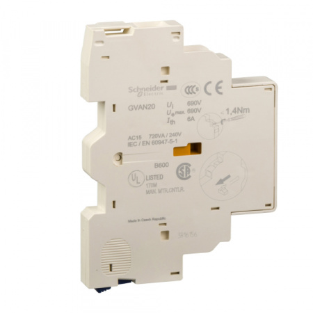 Schneider Electric GV2 Блок боковых контактов НО+НО