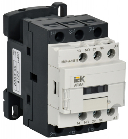 IEK ARMAT Контактор КМИ-А-10612 LC1D 6А 36В/АС3 1НО/1НЗ