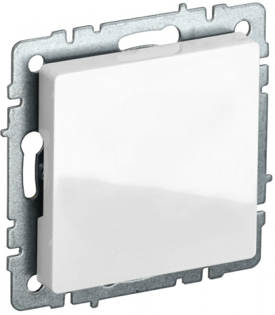 IEK BRITE BASE Белый Заглушка с суппортом МЗ10-БрБ