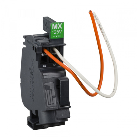 Schneider Electric Compact NSXm Расцепитель напряжения MX 110-130В AC/DC NSXm с проводом