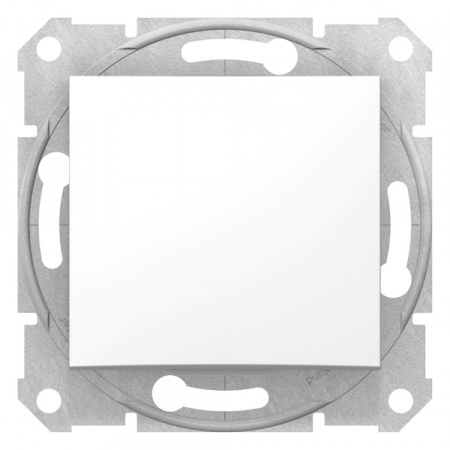 Schneider Electric Sedna Бел Переключатель 1-клавишный 10А (сх.6)