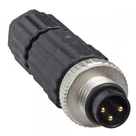 Schneider Electric Прямой разъем М8 3 пина (XZCC8MDM30V)