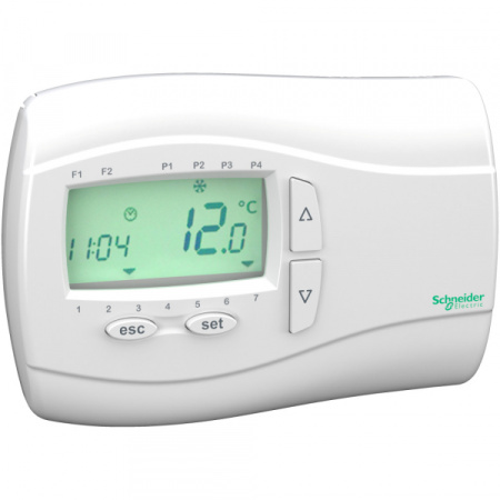 Schneider Electric Настенный терморегулятор с подсветкой (TM171DWAL2L)