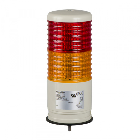 Schneider Electric Колонна в сборе 60мм 24В AC/DC LED XVC6B25SK