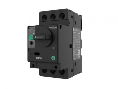 Systeme Electric АВТ.ВЫКЛ.ЗАЩ.ДВ. GM2P 4.0-6.3A КОМБ.РАСЦЕПИТЕЛЬ ПОВ.РУК.