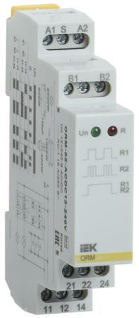 IEK ONI Импульсное реле ORM 2 контакта 12-240 В AC/DC