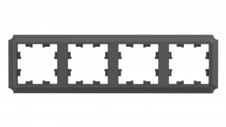 Systeme Electric AtlasDesign Antique Базальт Рамка 4-ая, универсальная