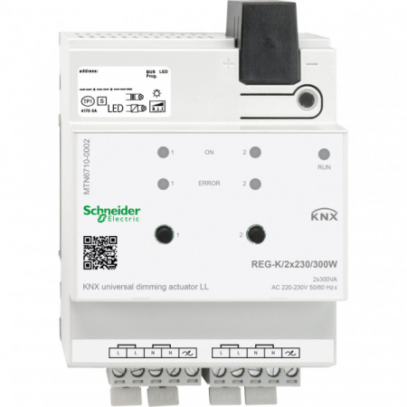 Schneider Electric Merten KNX\EIB Универсальный диммер LED REG/2x230/300Вт