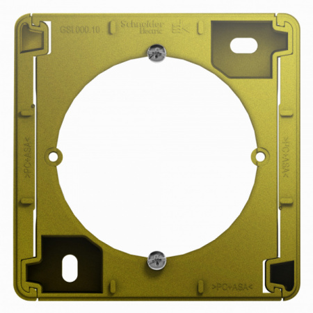 Systeme Electric Glossa Фисташковый Коробка для наружного монтажа