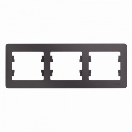 Systeme Electric Glossa Сиреневый туман Рамка 3-ая, горизонтальная