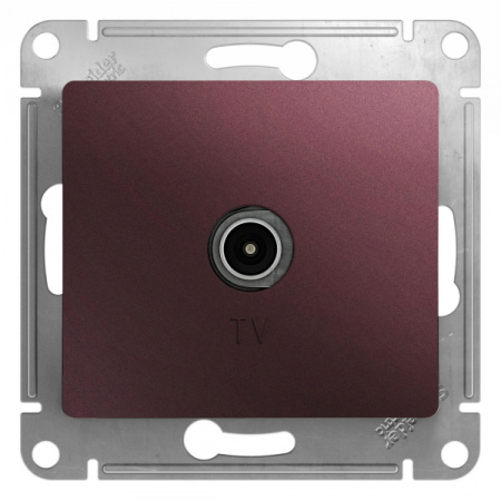 Systeme Electric Glossa Баклажановый Розетка TV оконечная 1DB