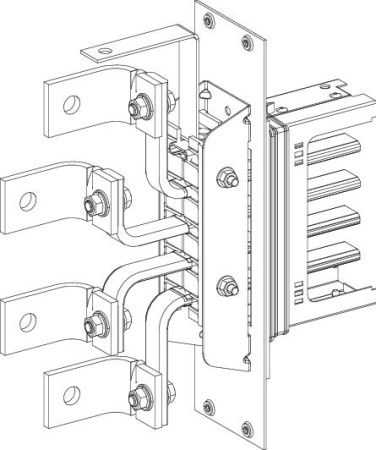Schneider Electric Canalis Секция вводная фланцевая 250А (KSA250AE4)