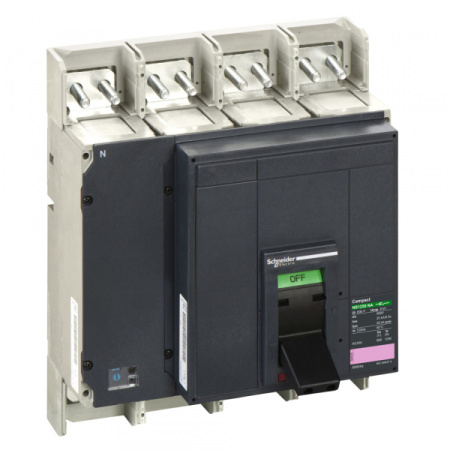 Schneider Electric Compact NS630 Выключатель-разъединитель (рубильник) встраиваемый стационарный 4p 800А 690В с тумблером IP40