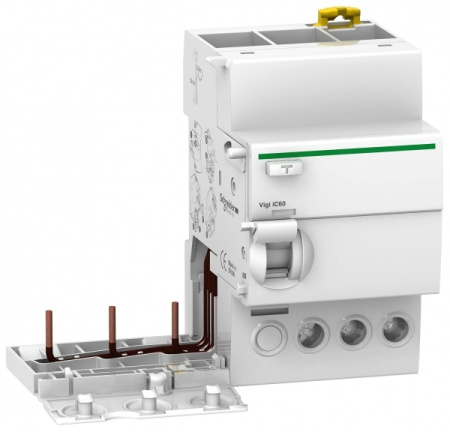 Schneider Electric Acti 9 Vigi iC60 Блок дифференциальной защиты 3P 25A 100mA A