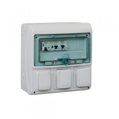Schneider Electric Kaedra Щит 12 модулей + 3 отверстия IP65