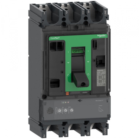 Schneider Electric Выключатель автоматический NSX400HB1 75kA 3П3Т 400A2.3