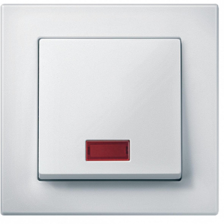 Schneider Electric Merten SM Бел глянец Клавиша 1-ая с окошком, без линзы