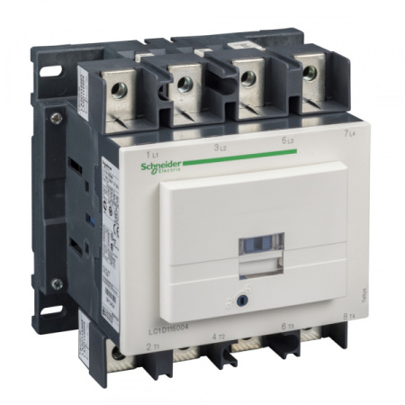 Schneider Electric Contactors D Контактор 4Р (4 НО), АC1 200А, 24ВDС
