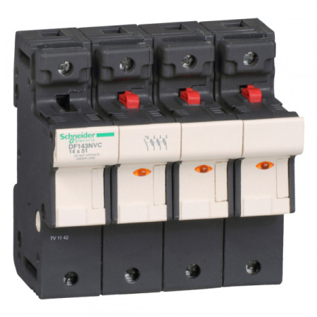 Schneider Electric Разделитель-предохранитель 50A с указателем срабатывания 3Р+N 14х51
