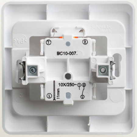 Systeme Electric Этюд Бел Переключатель 1-клавишный с подсветкой