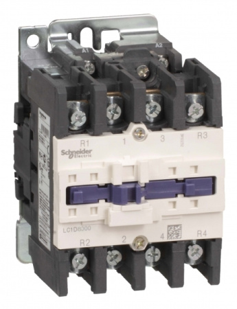 Schneider Electric Contactors D Контактор 4Р (2 НО + 2 НЗ),AC1 125А, 230В 50/60Гц зажим под винт