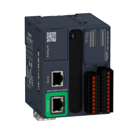 Schneider Electric M238 Блок базовый модульный М221-16IO (TM221ME16RG)
