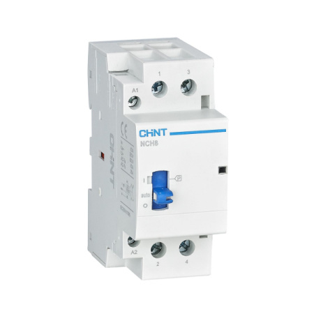 CHINT Контактор модульный с ручн. упр. NCH8-25M/20 AC220-240В 50/60Гц (R)
