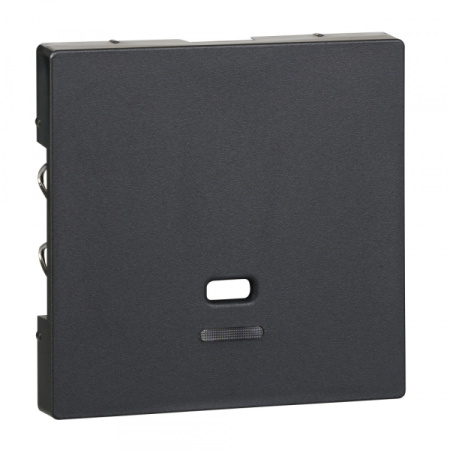 Schneider Electric Merten SM Антрацит Центральная плата с окошком для световой индикации для выключателя со шнурком