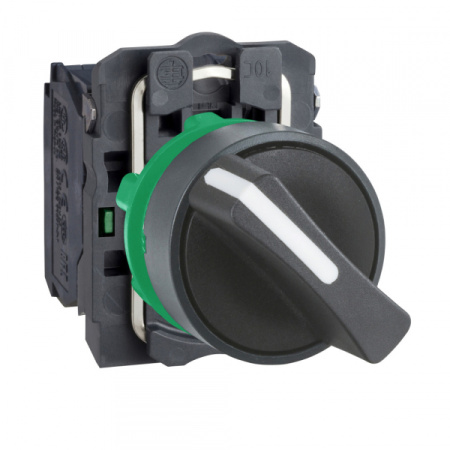 Schneider Electric Черный переключатель 22мм
