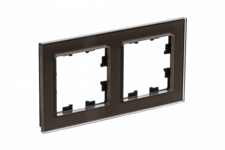 Systeme Electric AtlasDesign Nature Стекло мокко Рамка 2-ая