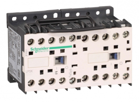 Schneider Electric Contactors K Контактор реверсивный 3P, 12A, НЗ, 24В DC 1.8Вт