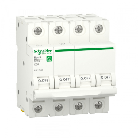 Schneider Electric RESI9 Автоматический выключатель (АВ) С 50А 4P 6000A