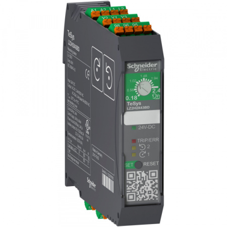 Schneider Electric TeSys T Реверсивный пускатель 0,18…2,4A 110-230В AC пружинный зажим