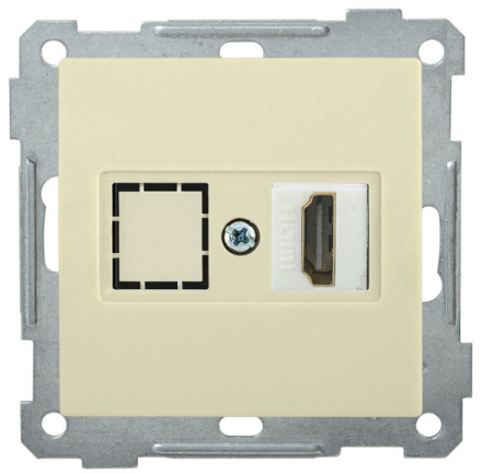 IEK РHDMI-0-Б Розетка HDMI BOLERO кремовый