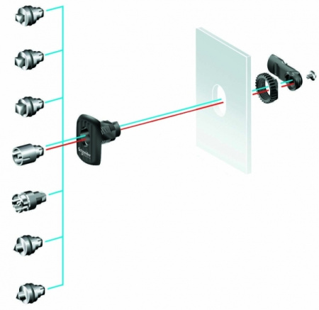 Schneider Electric Sarel Личинка замочная с двойной бородкой 3мм для S3D