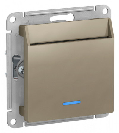 Systeme Electric AtlasDesign Шампань Переключатель карточный с задержкой времени, механизм