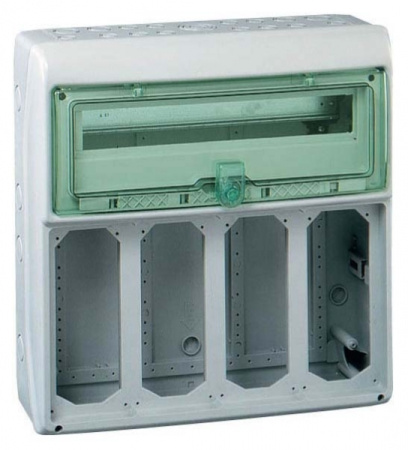 Schneider Electric Kaedra Щит 18 модулей + 4 отверстия розетка 63А IP65