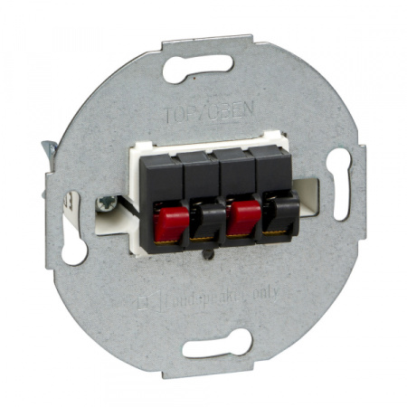 Schneider Electric Merten Антрацит Механизм АудиоРозетки 2-ой, пружинные клеммы