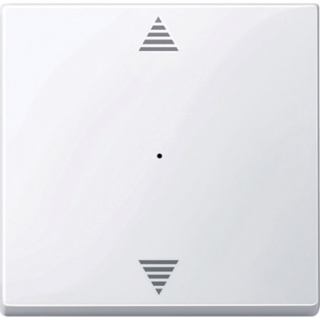 Schneider Electric Merten KNX\EIB SM Актив Бел Клавиша для модуля 1-кнопочного выключателя, с символами ВВ/ВН