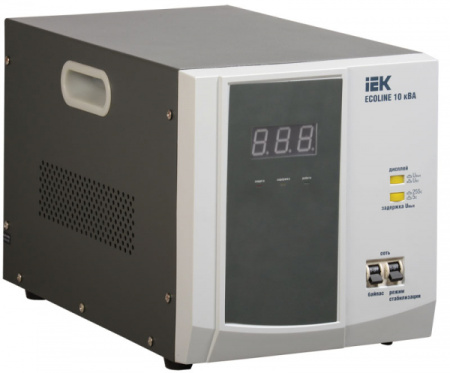 IEK Стабилизатор напряжения переносной серии Ecoline 10 кВА
