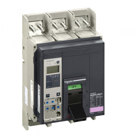 Schneider Electric Compact NS630 Силовой Автоматический выключатель 3P Iu=1250А диапазон уставки тока расцепления: 500А 50кА IP40