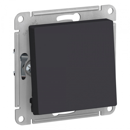 Systeme Electric AtlasDesign Карбон Переключатель 1-клавишный, сх.6, 10АХ, механизм