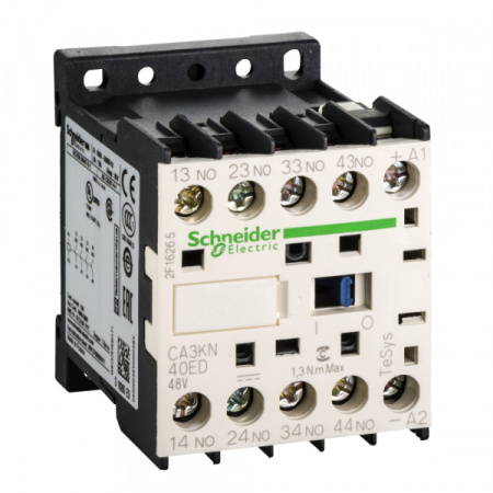 Schneider Electric Auxiliary contactors Промежуточное реле 4НО,48В постоянный ток, винтовой зажим