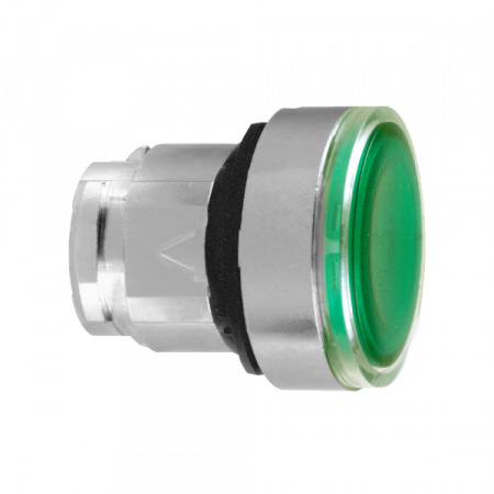 Schneider Electric XB4 Головка кнопки 22мм зеленая, с подсветкой (ZB4BH033)