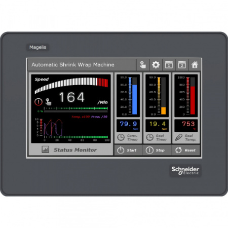 Schneider Electric Сенсорная панель 4,3'', 480х272, RS-232C (HMISTO705)