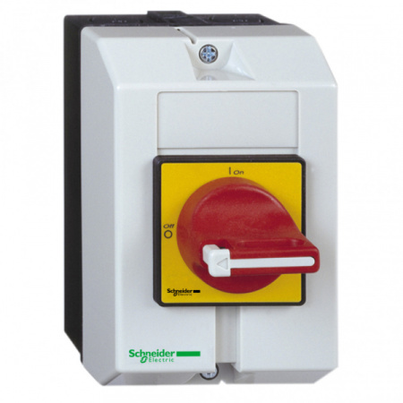 Schneider Electric Vario TeSys Главный аварийный выключатель-разъединитель 3P 16А закрытого исполнения
