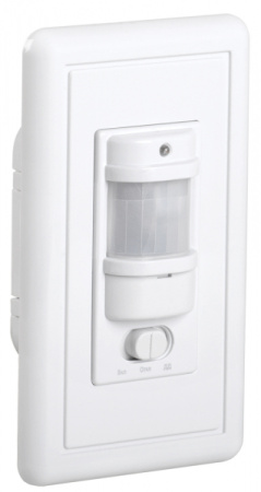 IEK Датчик движения ДД 028 белый, макс. нагрузка 1200Вт, угол обзора 140град., дальность 9м, IP20,