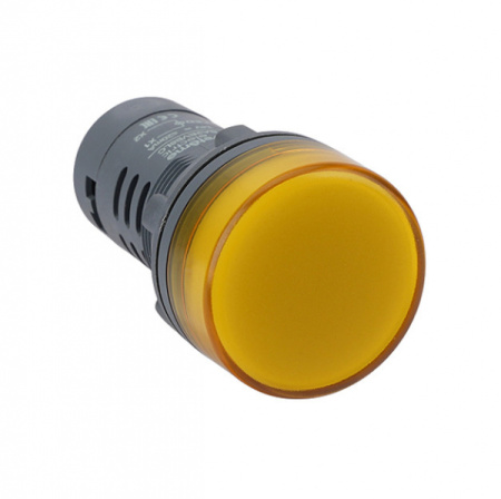 Systeme Electric Сигнальная лампа SB7 моноблочная 22мм желтая LED 230В АС